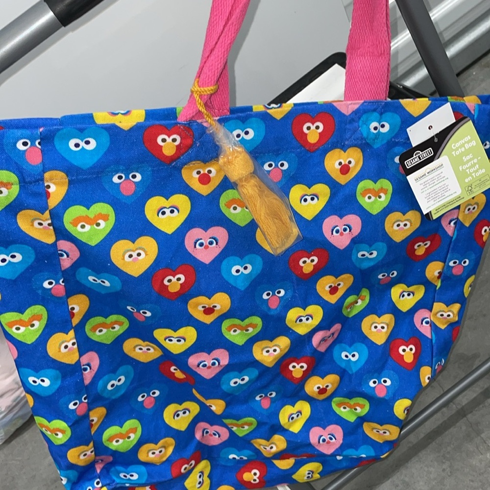 Sesame Street Canvas Tote bag set - Picture 3 of 6